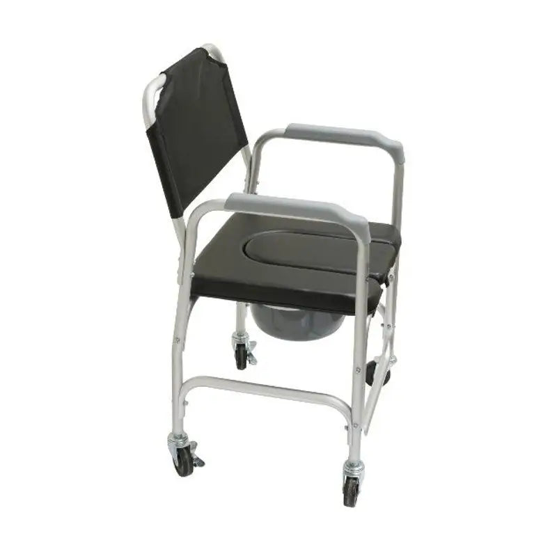 Garcia 1880 Aluminium Chair With Toilet And Wheels