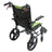 Garcia 1880 Fauteuil roulant de transport en aluminium Fauteuil roulant de transport en aluminium Bras pliants