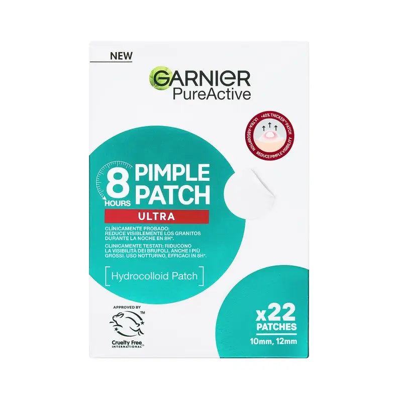 Garnier Anti-Acne Pureactive 8H Pimple Patch Ultra , 22 units