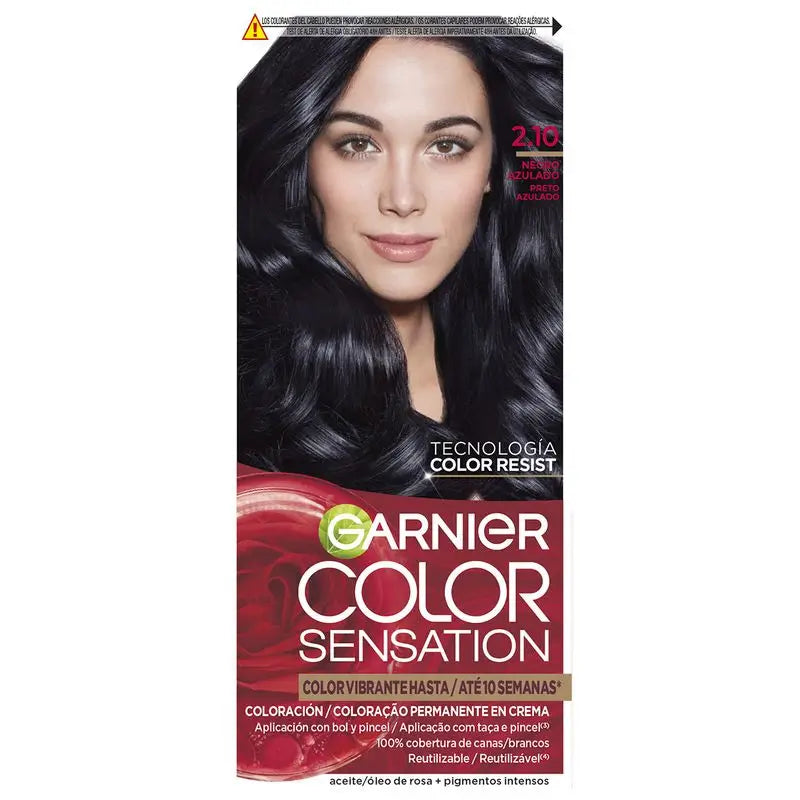 Garnier Color Sensation Cream Permanent Colour 2.1 Blue Black