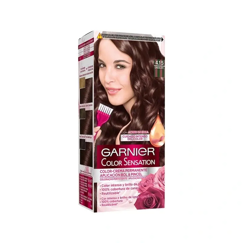 Garnier Color SensationPermanent Cream Colour 4.15 Chocolate