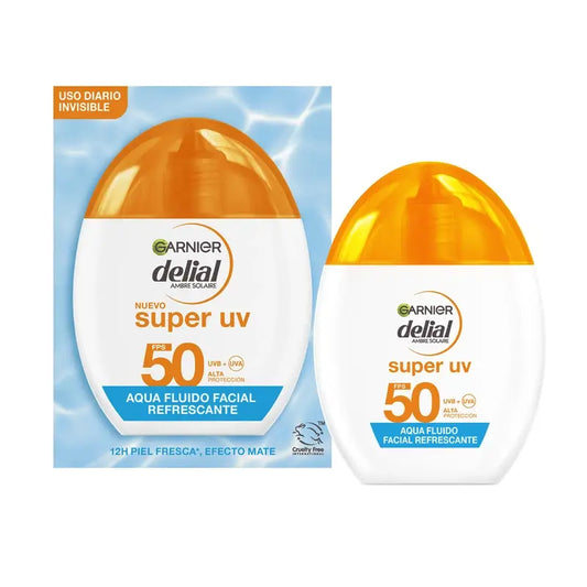 Garnier Delial Delial Water Refreshing Face Fluid Spf 50 Invisible, 40 ml