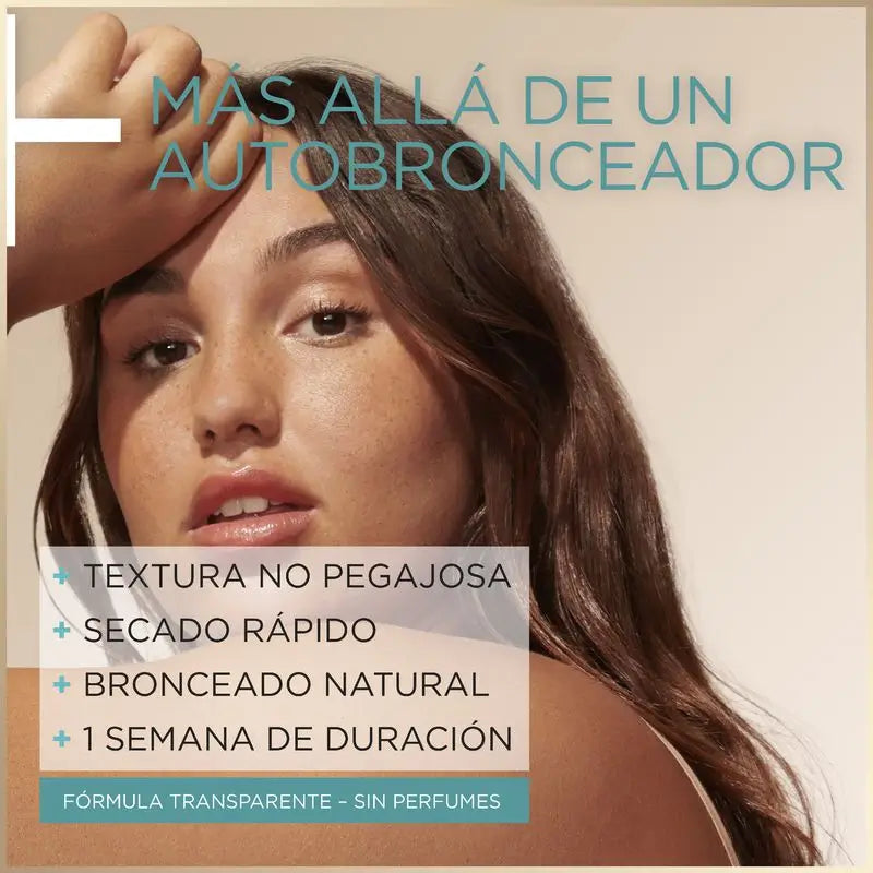 Garnier Delial Natural Bronzer Brume autobronzante pour le corps à l'huile de noyaux d'abricot pour un bronzage naturel, 150Ml