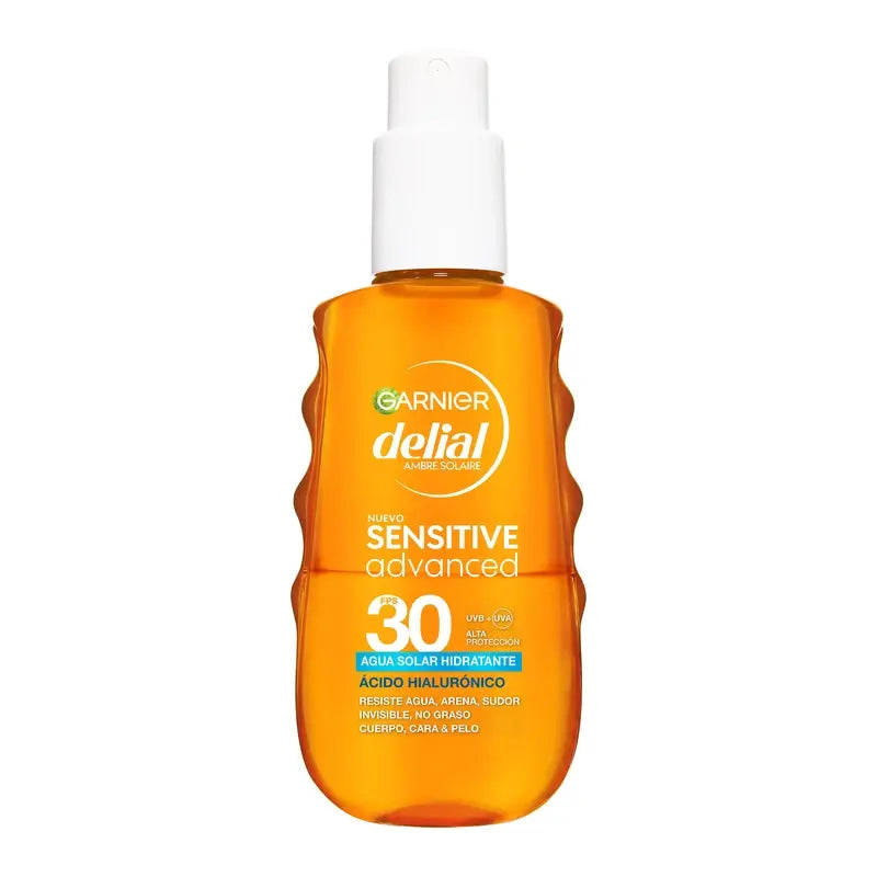 Garnier Delial Delial Sensitive Advanced Moisturising Sun Care Water Spf 30, 150Ml