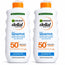 Garnier Delial SPF50+ Lait solaire 400 m, pack 2
