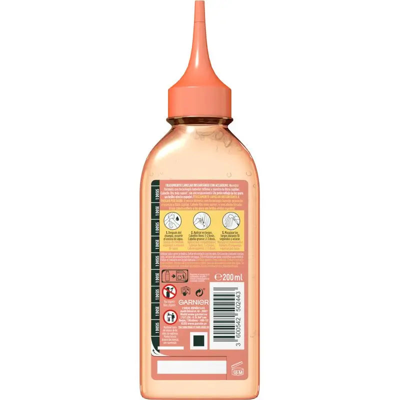 Garnier Fructis Hair Drink Pineapple Anti-Breakage. Cheveux 10X plus doux, plus brillants et sans frisottis, 200 ml