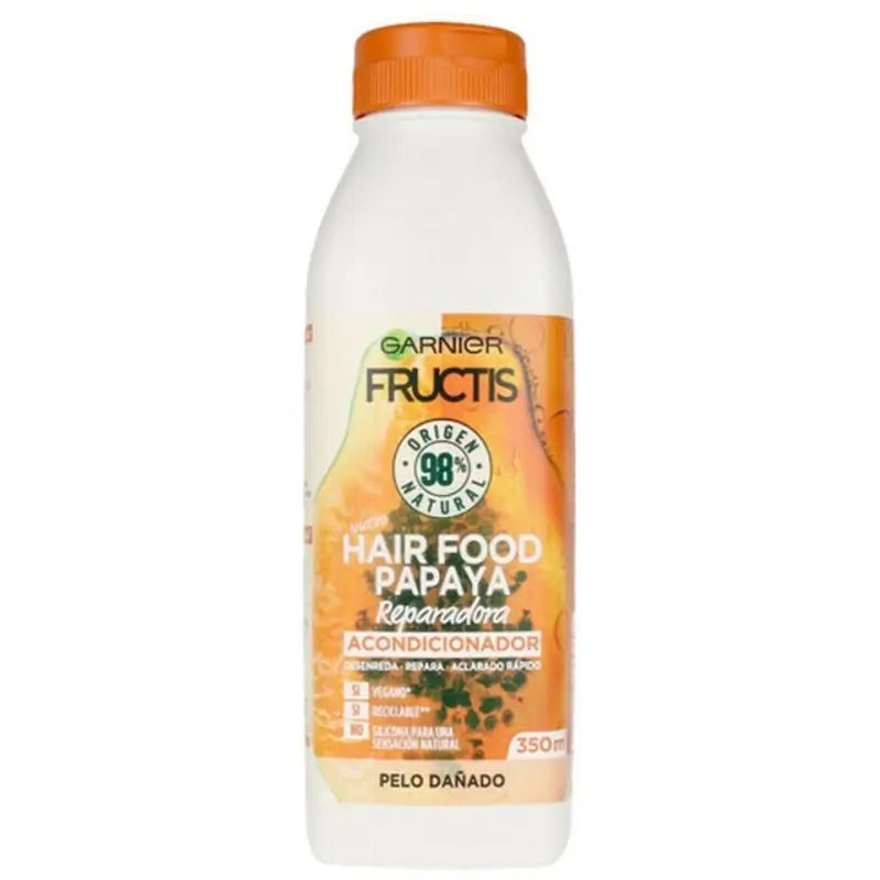 GarnierFructis Hair Food Papaya Conditioner 350 Ml For Damaged Hair