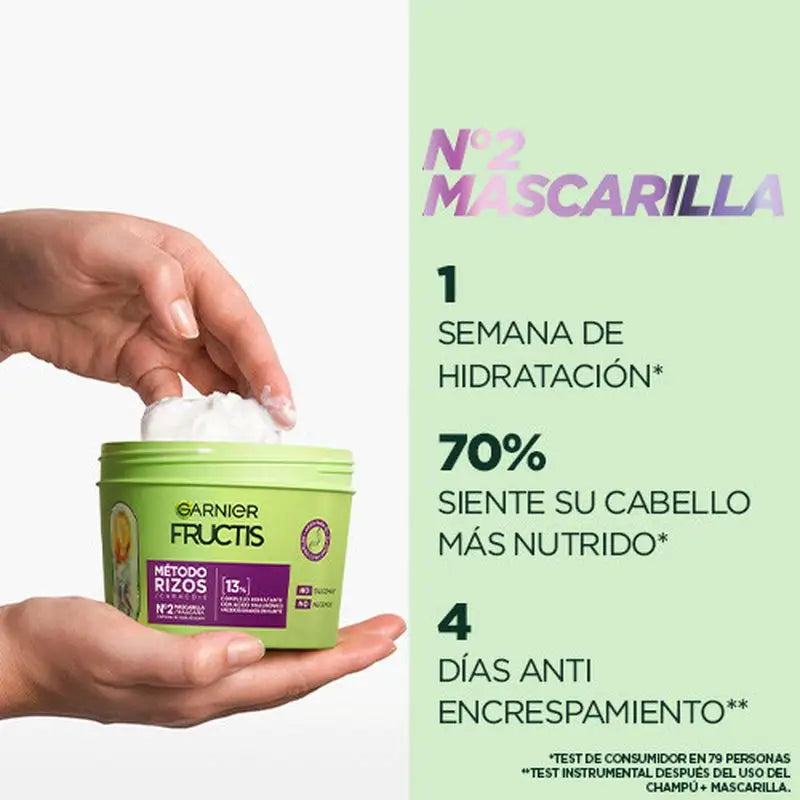Garnier Fructis Curl Method Curl Mask #2 Pour des boucles hydratées pendant 1 semaine 370Ml