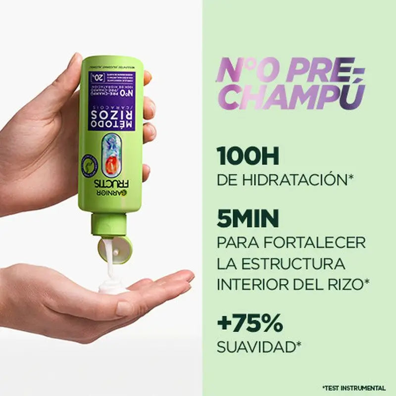 Garnier Fructis Curl Method Pre-Shampoo No.0 Pour Boucles Hydratées Pour 100H 200Ml