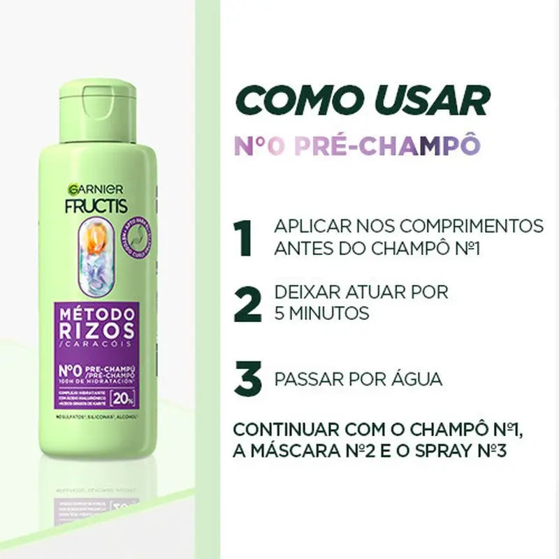 Garnier Fructis Curl Method Pre-Shampoo No.0 Pour Boucles Hydratées Pour 100H 200Ml