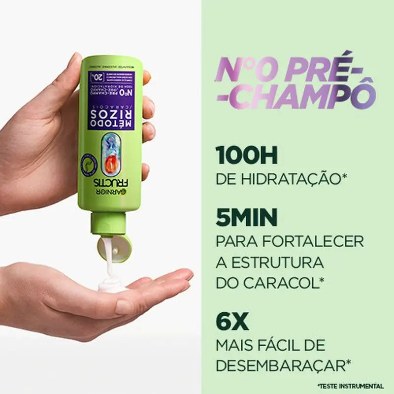 Garnier Fructis Curl Method Pre-Shampoo No.0 Pour Boucles Hydratées Pour 100H 200Ml