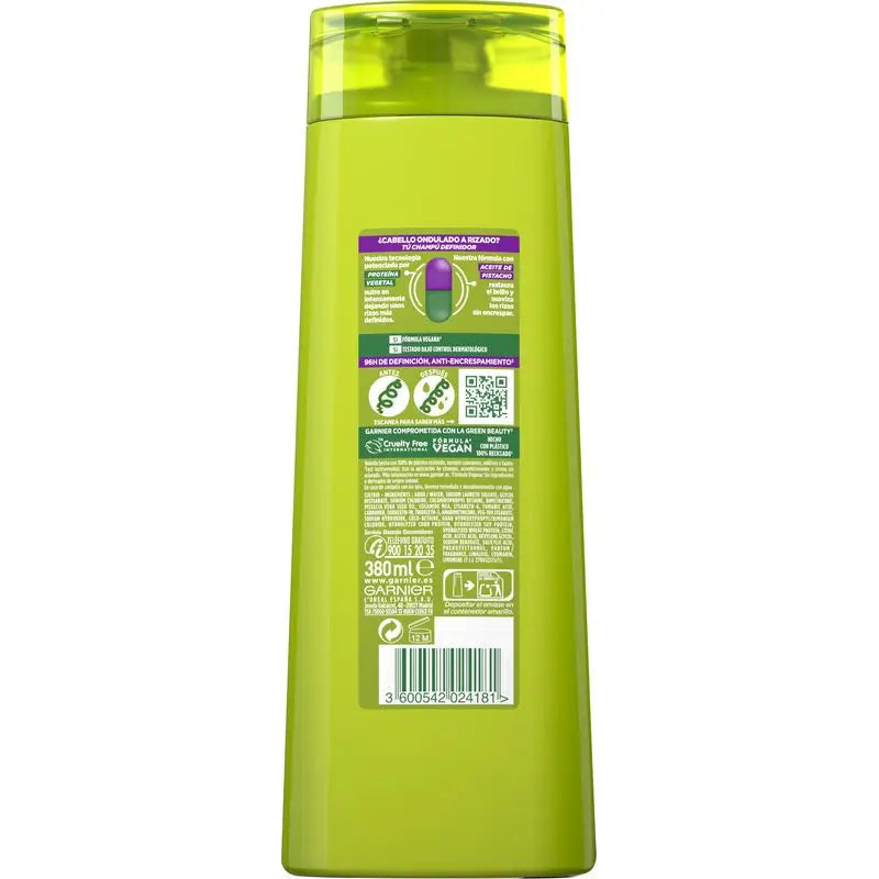 Garnier Fructis Nutri Curls Shampooing Contouring Hair Curly or Wavy Hair 380 Ml