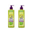 Garnier Fructis Nutri Curl Air Drying No Rinse Hair Cream pour cheveux bouclés ou ondulés, 2X400 Ml