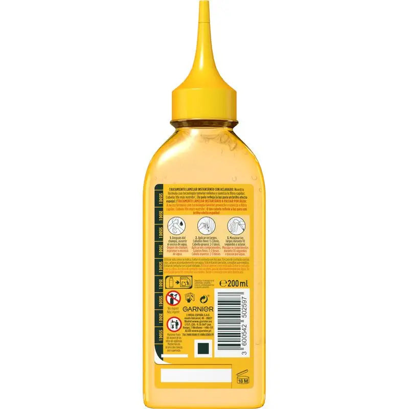 Garnier Fructis Hair Drink Banana Ultra Nourishing Lellar Treatment. Cheveux 10X plus nourris et plus brillants, 200 ml