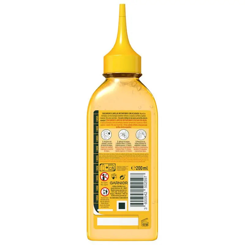 Garnier Fructis Hair Drink Banana Ultra Nourishing Lellar Treatment. Cheveux 10X plus nourris et plus brillants, 200 ml