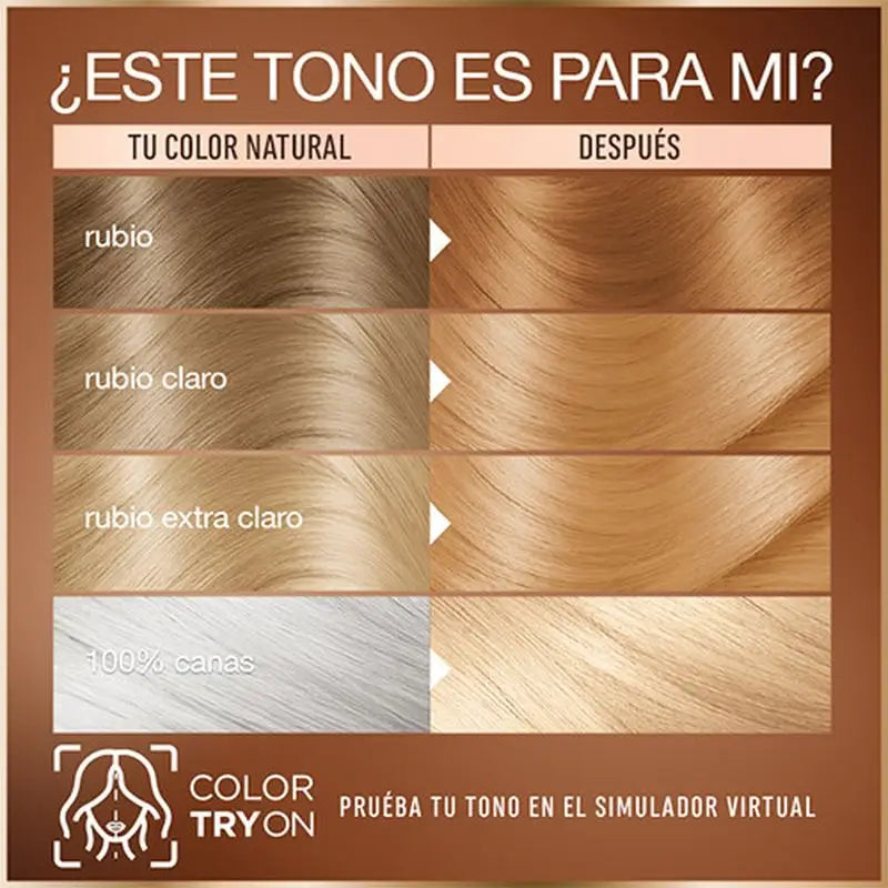 Garnier Good Coloration Permanente Sans ammoniaque, 90% d'origine naturelle Teinte 10.14 Blond Camomille.