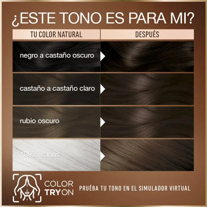 Garnier Good Permanent Colouring Sans ammoniaque, 90% d'origine naturelle Teinte 4.0 Cocoa Brown.