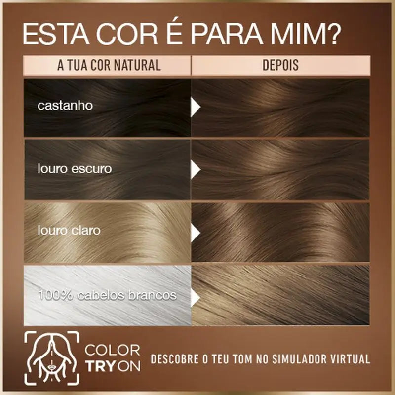 Coloration permanente Garnier Good, sans ammoniaque, 90% d'origine naturelle Teinte 6.0 Auburn Mocaccino.