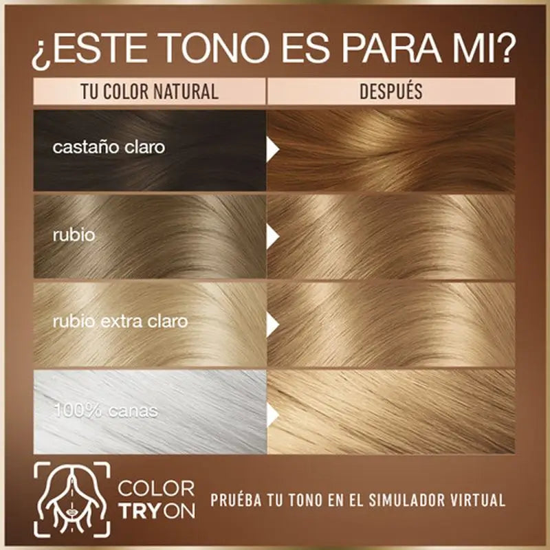 Garnier Good Coloration Permanente Sans ammoniaque, 90% d'origine naturelle Teinte 7.0 Blond Amande.