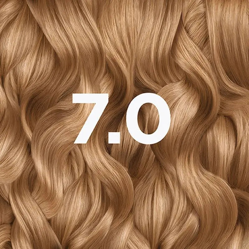 Garnier Good Coloration Permanente Sans ammoniaque, 90% d'origine naturelle Teinte 7.0 Blond Amande.