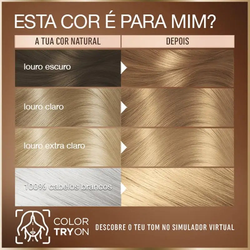 Garnier Good Permanent Colouring Sans ammoniaque, 90% d'origine naturelle Teinte 8.0 Honey Blonde.