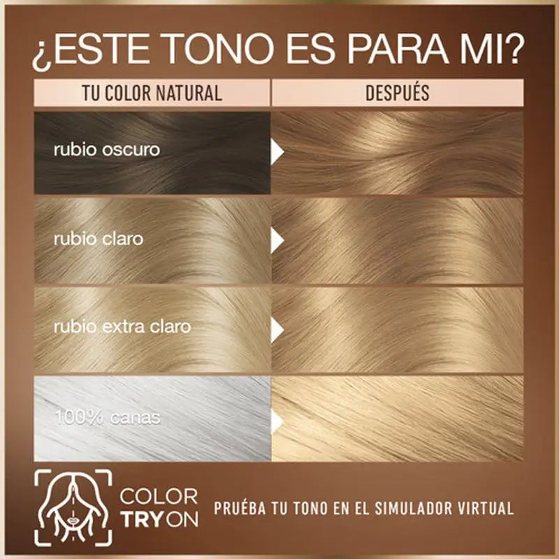 Garnier Good Permanent Colouring Sans ammoniaque, 90% d'origine naturelle Teinte 8.0 Honey Blonde.