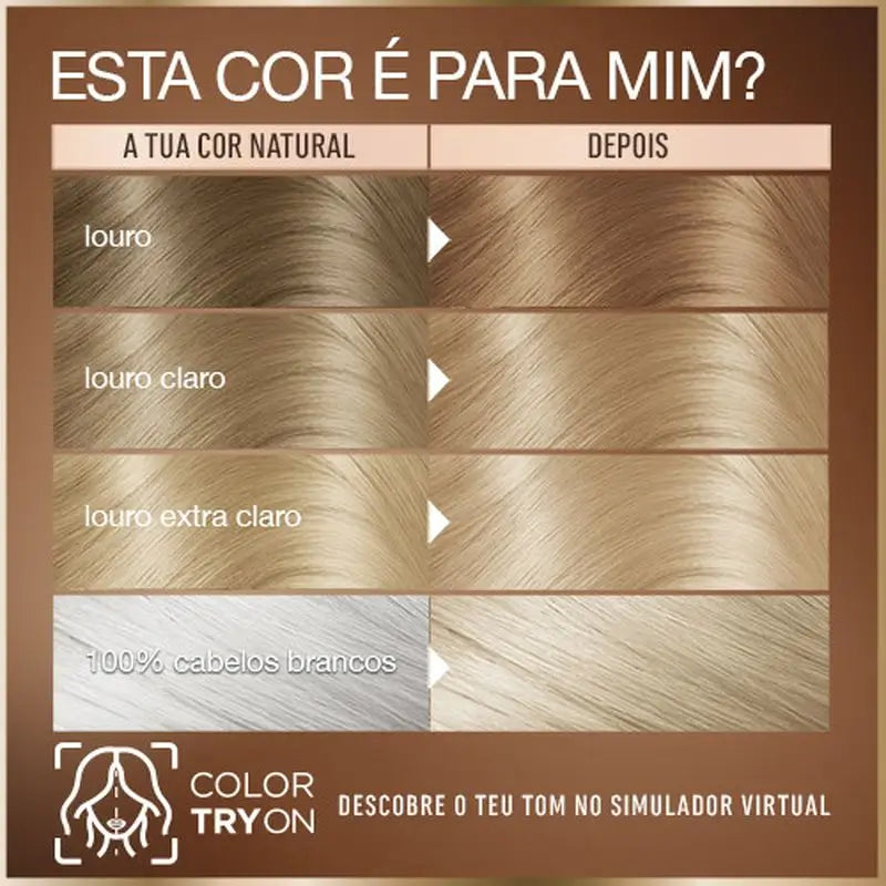 Garnier Good Coloration Permanente Sans ammoniaque, 90% d'origine naturelle Teinte 9.1 Blond Vanille.