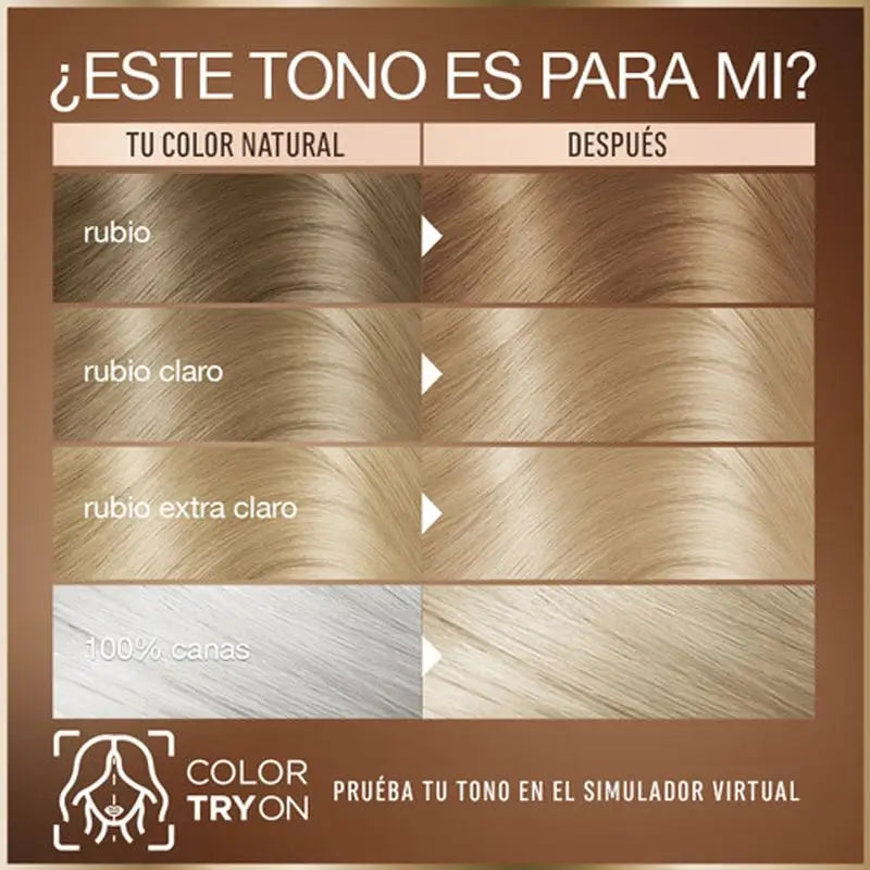 Garnier Good Coloration Permanente Sans ammoniaque, 90% d'origine naturelle Teinte 9.1 Blond Vanille.