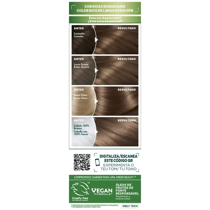 Garnier Nutrisse Permanent Colour Permanent Colour Intense Brown Shade 6,41 , 160 ml