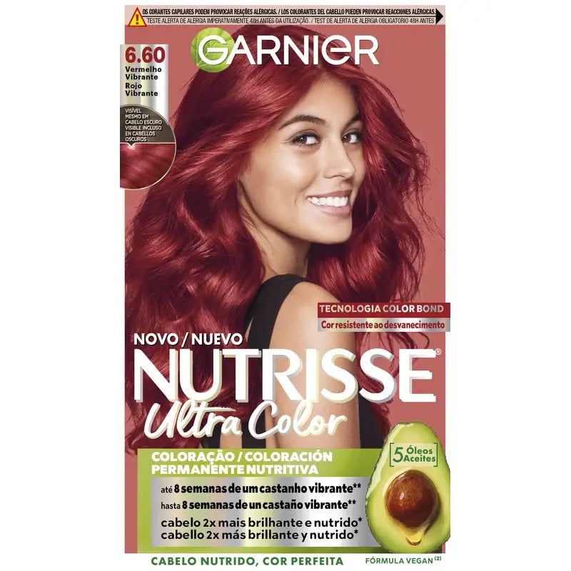 Garnier Nutrisse Ultra Color 6.60 Rouge , 160 ml