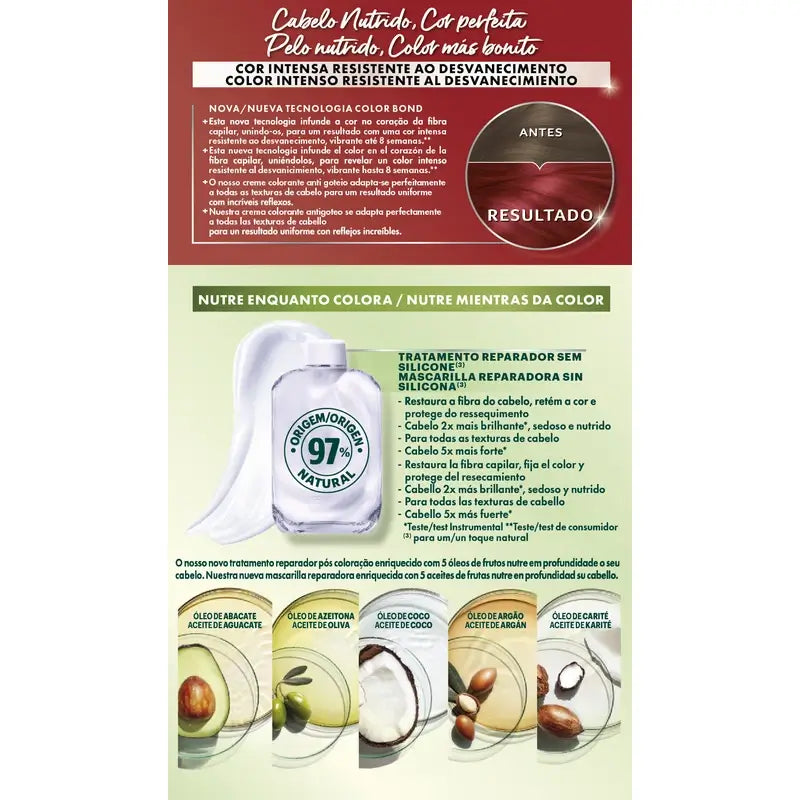 Garnier Nutrisse Ultra Color 6.60 Rouge , 160 ml