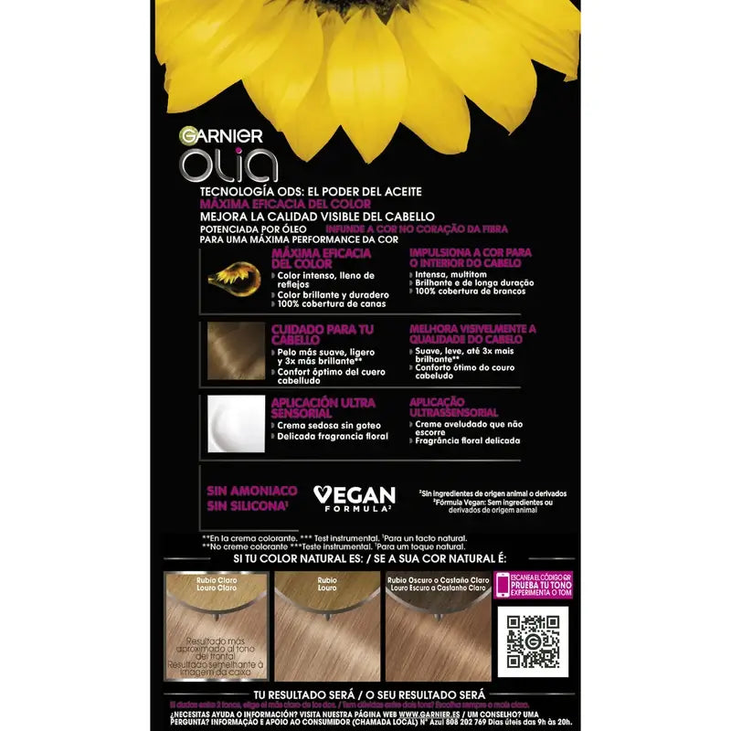 Garnier Olia 8.12 Blond irisé