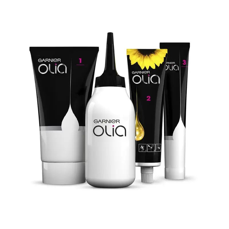 Garnier Olia Coloration Permanente Sans Ammoniaque, Odeur Agréable Avec Huiles Florales Naturelles - Blond Cannelle 7.13