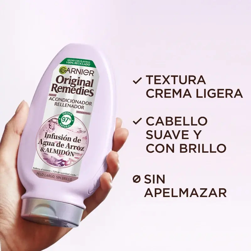 Garnier Original Remedies Rice Water & Starch Conditioner, 250 ml