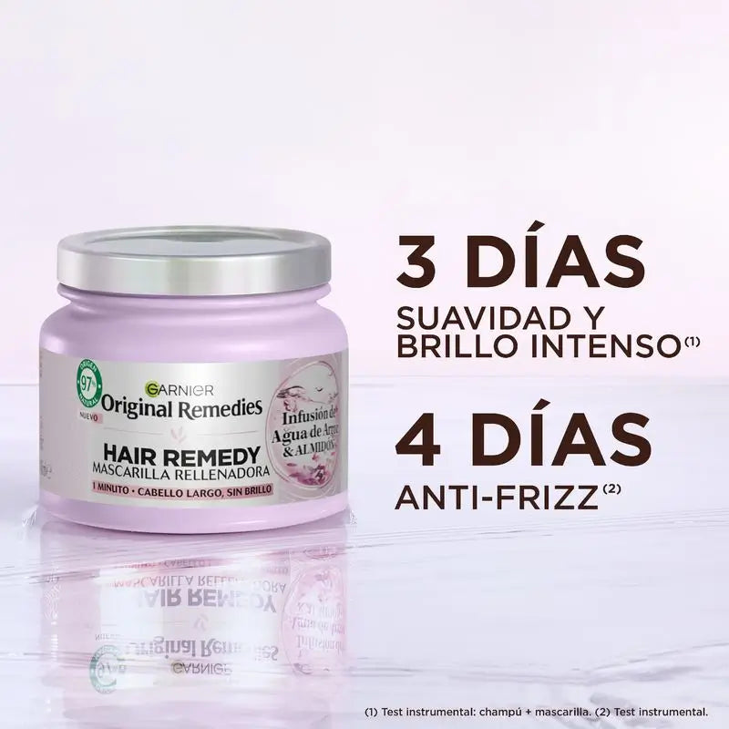 Garnier Original Remedies Rice Water Infused Replenishing Mask for Long, Dull Hair (masque régénérant à l'eau de riz pour les cheveux longs et ternes)