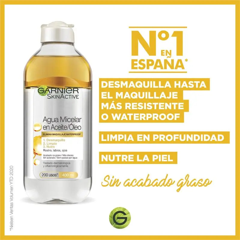 Garnier Skin Active Oil Eau Micellaire - 400 Ml