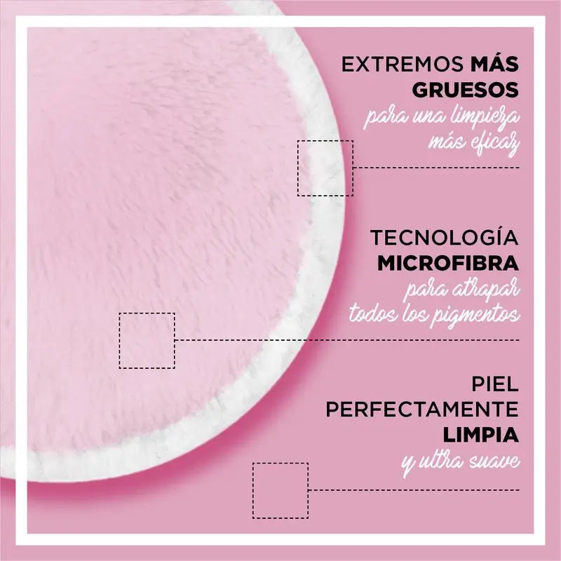 Disques démaquillants réutilisables en microfibre Garnier Skin Active