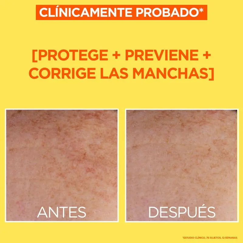 Garnier Vitamine C Invisible Anti-Uv Fluide Quotidien Anti-Taches Fps50+, 40 Ml
