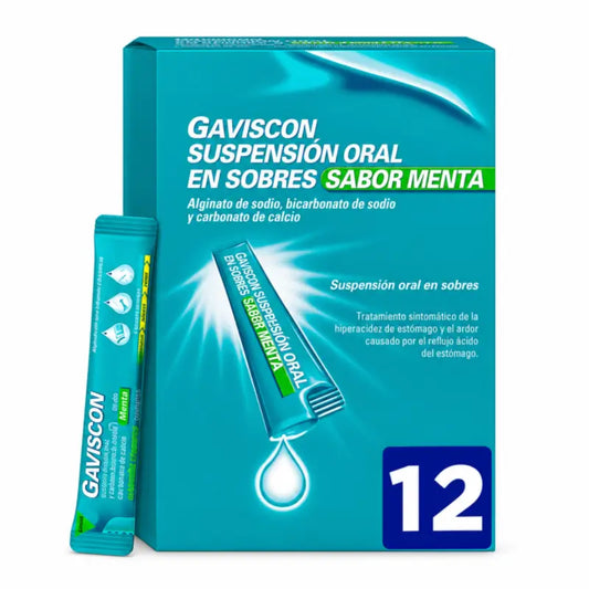 Gaviscon 12 sachets Arôme Menthe