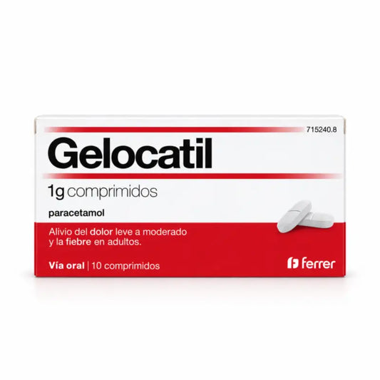 Gelocatil 1g, 10 Comprimés
