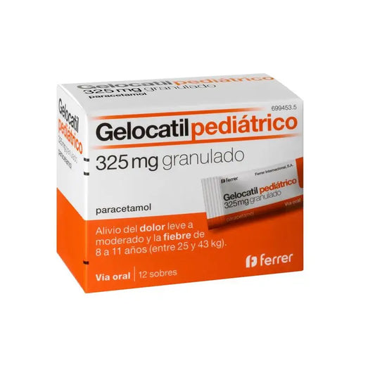 Gelocatil 325 mg, 12 Sachets Granules
