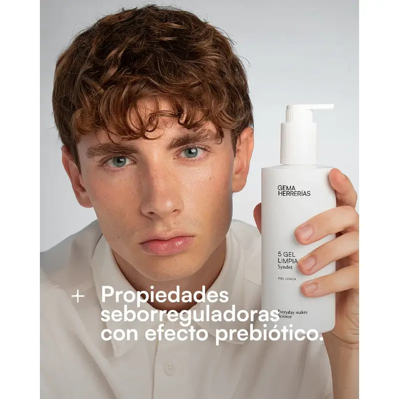 Gema Herrerías 5 Gel nettoyant pour peaux grasses, 400 ml