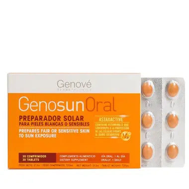 Genosun Oral Sun Preparer 30 Tablets