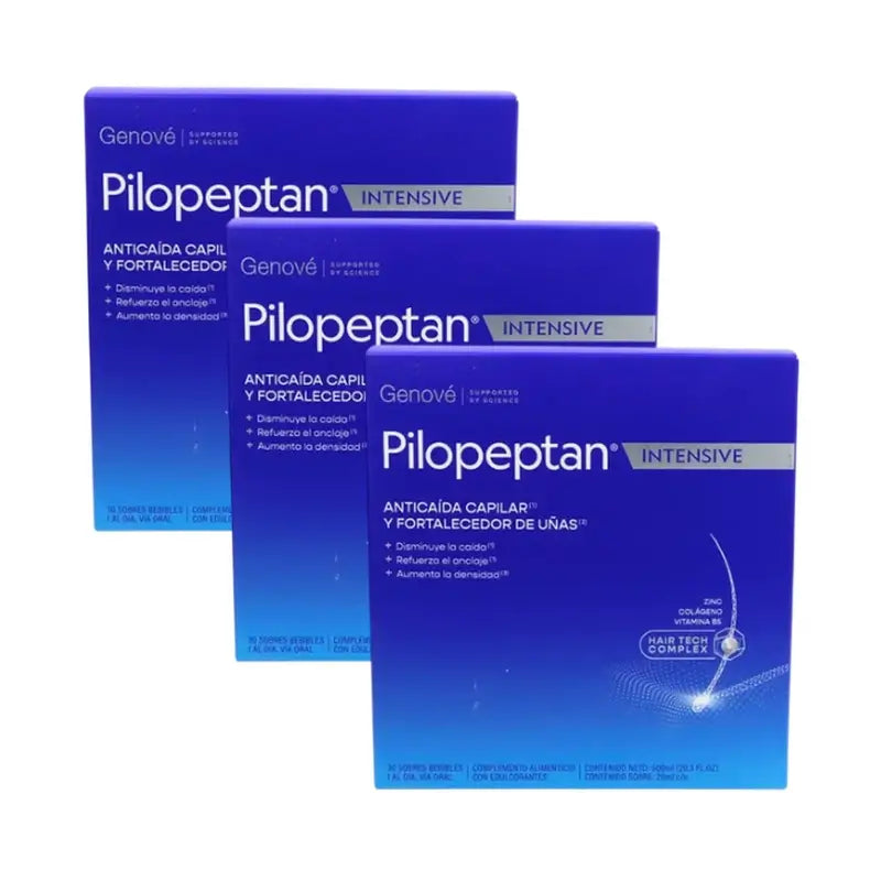 Genové Pilopeptan Intensive, Pack 3 x 30 sachets