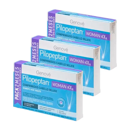 Genové Pilopeptan Femme 5 Alpha R, Paquet 3 x 60 comprimés