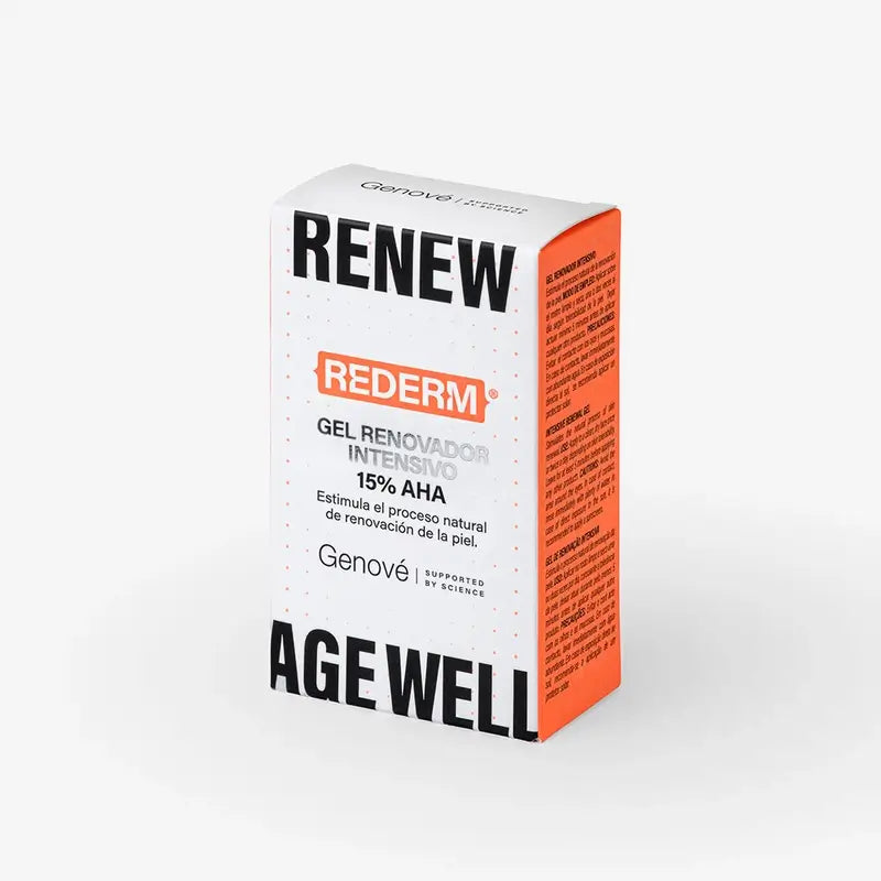 Genové Rederm Rederm Gel rénovateur intensif 15% Aha, 30 ml