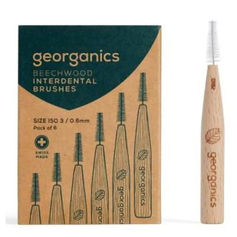 Georganics Interdental Brush Beech Wood 3