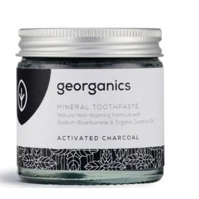 Georganics Activated Carbon Mineral Toothpaste Cream 60Ml.