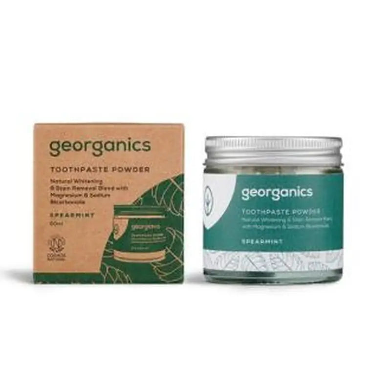 Georganics Mineral Toothpaste Peppermint Powder 60Ml.