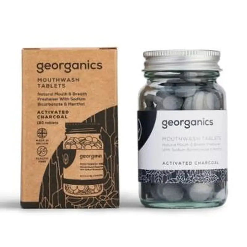 Georganics Activated Carbon Mouthwash 180Tabs.